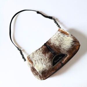 Dior Malice Fur Vintage Shoulder Bag